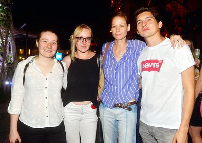 Chiara Merlo, Lari Bohl, Marcela Dioverti y Guille Sanabria.