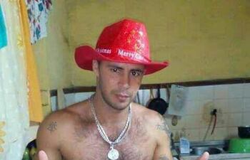 Julio César Cáceres Irala, detenido hoy por la Policía.