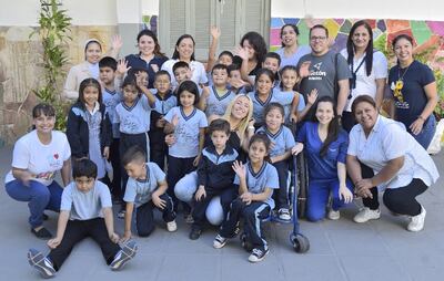 Los niños con y sin discapacidad compartieron  varios juegos en sus escuelas apostando a la inclusión  y a la no discriminación.