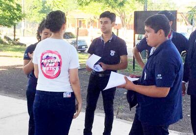 Los jóvenes autoconvocados aprovecharon el asueto para recordar las causas contra el clan cartista Núñez que no avanzan.