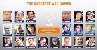 THE GREATEST WRC DRIVER.