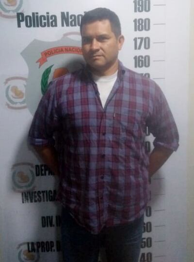 Mártir Téllez, detenido.