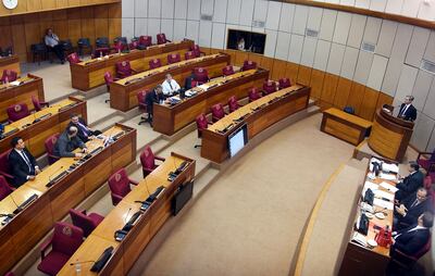 El expresidente de la ANDE Pedro Ferreira realizó anoche su segunda declaración ante una raleada CBI. El recinto, hacia las 22:00, ya estaba prácticamente vacío.