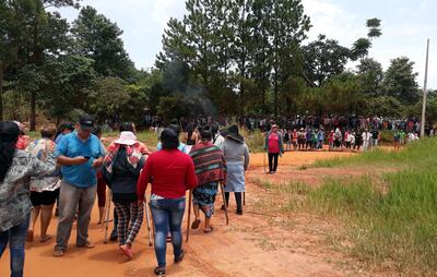 Las mujeres y los niños son puestos en primera línea en el conflicto que presuntos “sintierras” del Movimiento Campesino Paraguayo (MCP) mantienen por unas 20.000 hectáreas en Repatriación.