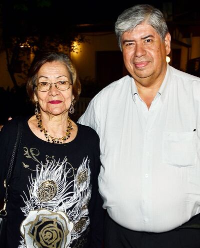 María Delicia Martínez y David Galeano.