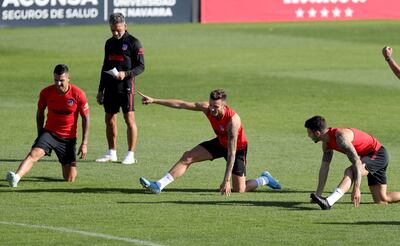 Atlético Madrid se prepara para defender el liderato en la liga española.
