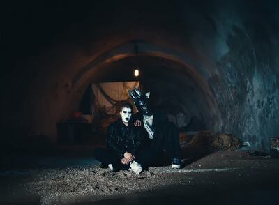 J Balvin y Bad Bunny en el vídeo de "Cuidao por ahí".