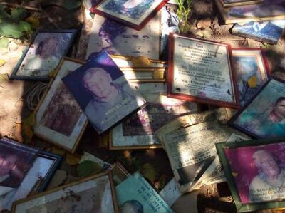 Estado en que supuestamente estaban las fotografías.