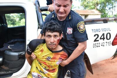 Yonny Diosnel Candia, fue aprehendido por la Policía.