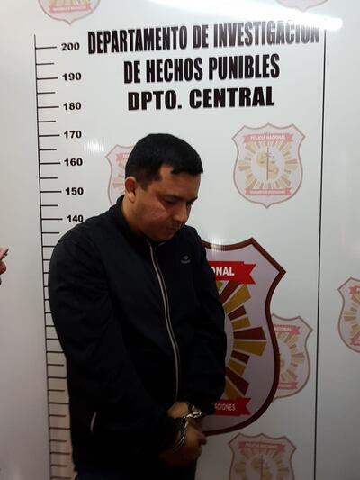 Edgar Ortíz, presunto cabecilla del mortal asalto en Capiatá a un transportador de caudales.