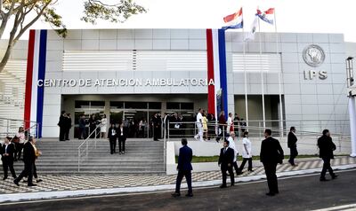 El presidente Mario Abdo Benítez inauguró ayer a la mañana el Centro Ambulatorio del IPS.