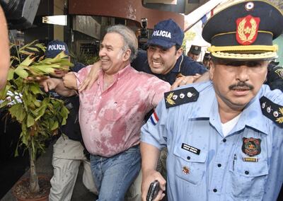 El exsenador  cartista Óscar González Daher está recluido en la Agrupación Especializada pr por supuesto enriquecimiento ilícito.