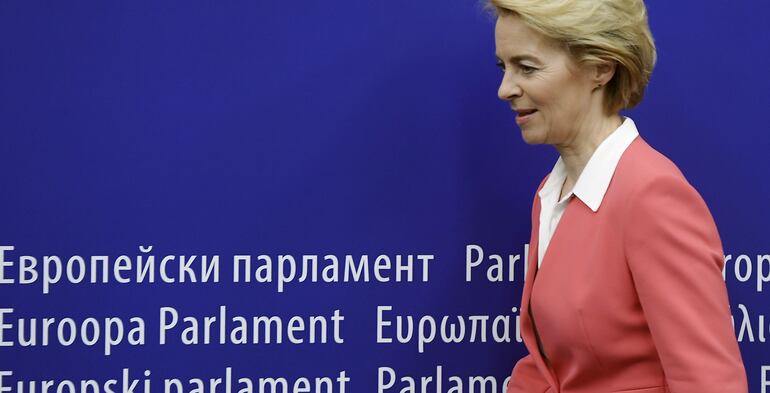 Ursula von der Leyen, presidenta electa de la Comisión Europea.