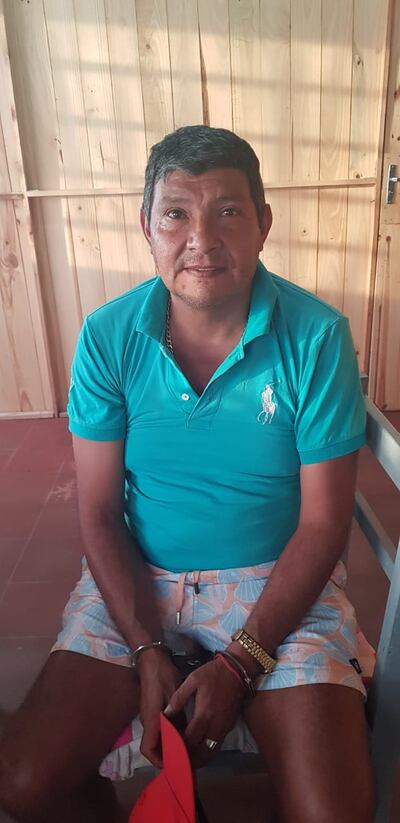 Cirilo Amado Saucedo, detenido este viernes en Ñeembucú.