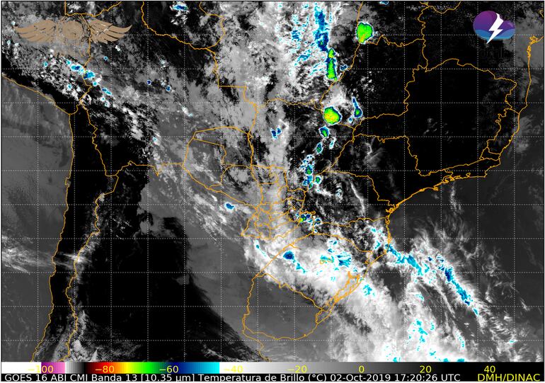 Lluvias con tormentas eléctricas moderadas a fuertes, ráfagas de vientos moderadas a fuertes y la caída de granizos se prevén para esta tarde de miércoles.