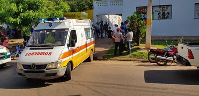 Escuela donde se cometió el feminicidio en San Juan Bautista, Misiones.