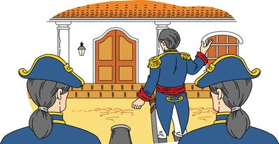 Pedido de rendición al gobernador Velazco.