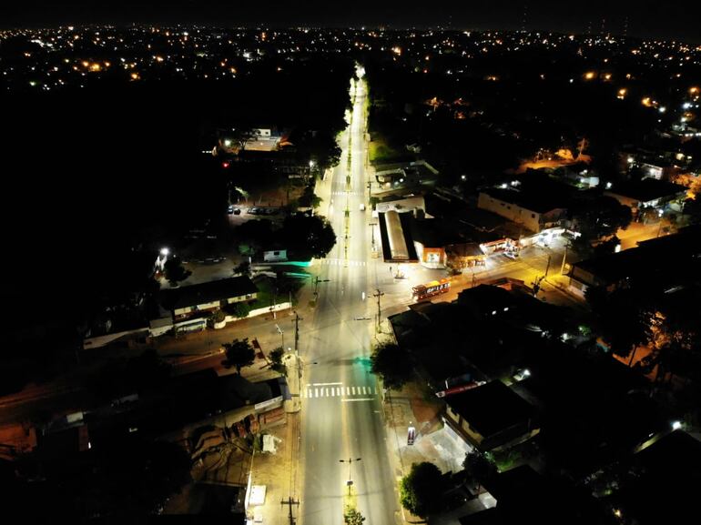 El microcentro de la ciudad de Villa Elisa se mantuvo vacío y en silencio en la semana de su aniversario número 82 como distrito 