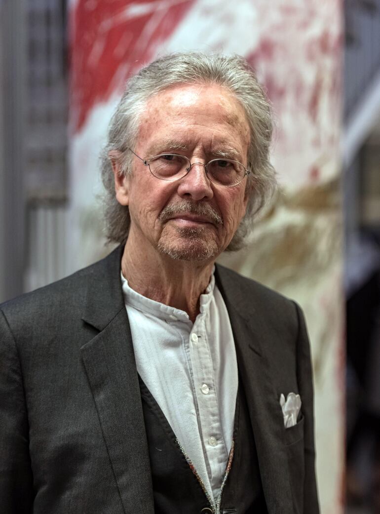 El escritor austriaco Peter Handke ganador del Premio Nobel de Literatura 2019.