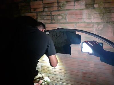 Intento de robo a Visión Banco de Carapeguá.