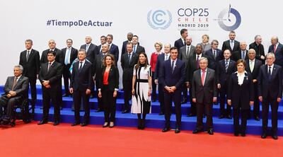 Jefes de Estado y de Gobierno, y líderes de organismos internacionales asisten a la Cumbre del Clima en Madrid, donde se plantean acciones para la preservación ambiental del planeta.