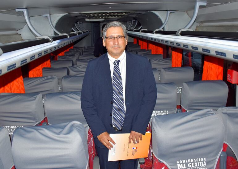 El cuestionado gobernador de Guairá, Juan Carlos Vera (ANR Añetete).