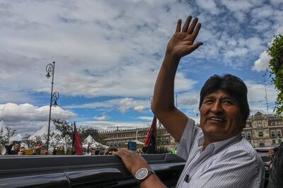Evo Morales.