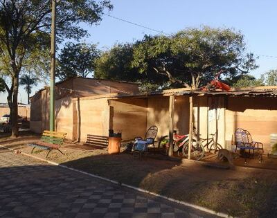 Damnificados en la Plaza del Congreso.