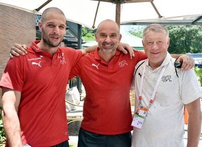 Giuseppe Espísito, Robert Grossenbaum y Vladimir Gravilov.