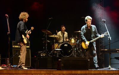 Richard Marx (derecha) entusiasmó al público con sus éxitos de finales de los 80.