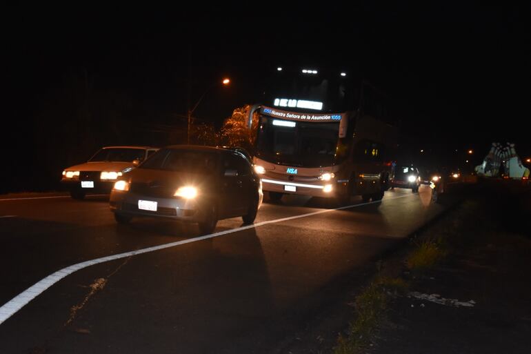 Lento operativo retorno sobre Mcal. Estigarribia.