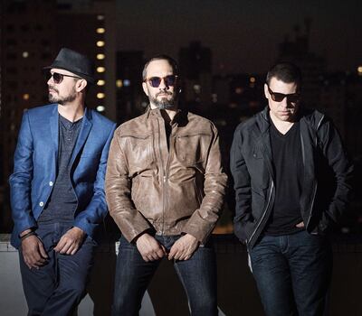 Óscar Rivas, Aldo Natalizia y Pincho Villalba retornan a los escenarios como Gaudí. El show será este miércoles.