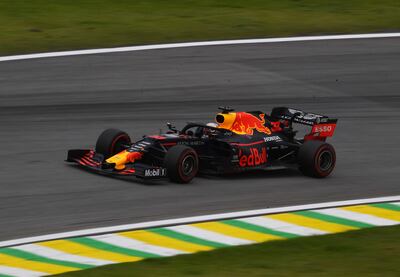 Max Verstappen se hizo con la pole en Brasil.