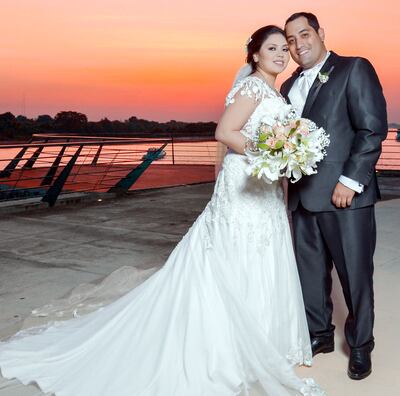 Contrajeron matrimonio Alice Ríos Segovia y Jesús Titto Rotela.