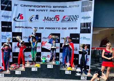 Los paraguayos ocupando los lugares tres y seis.