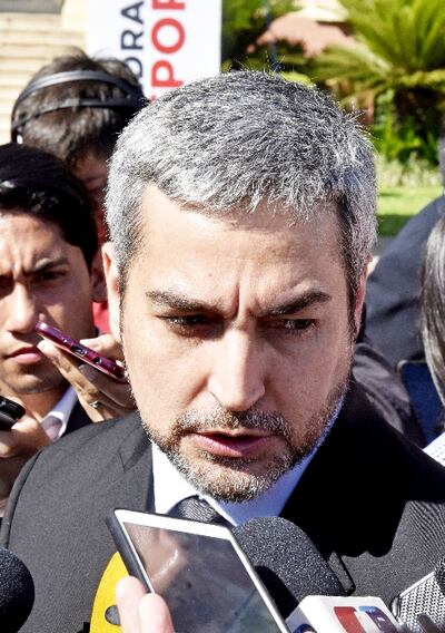 Mario Abdo Benítez, presidente de la República.