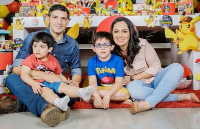 Mauricio  Morel Vera festejó sus 7 años en el marco de una fiesta organizada por sus  padres Carlos Morel y  Susana Verá y su hermanito Mateo Morel, en Fernando de la Mora.