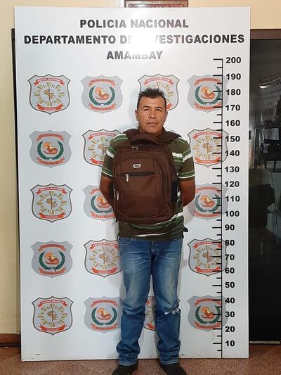 El detenido ya está a disposición del Ministerio Público.