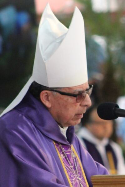 Monseñor Claudio Silvero, obispo auxiliar emérito.