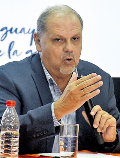 Joaquín Roa, titular de la Secretaría de Emergencia Nacional, que ayer cerró el período de inscripción para el programa de asistencia Ñangareko.