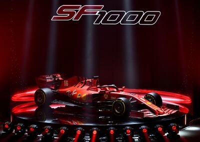 Impresionante el SF1000 de Ferrari para la temporada 2020 de la Fórmula 1, donde alcanzará los 1.000 Grandes Premios.