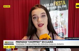 Preparan "Choppfest" en Guairá