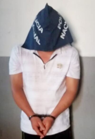 Richard Manuel Cáceres Delvalle fue detenido ayer como el supuesto homicida.