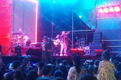 Pedro Capó interpretó sus grandes éxitos durante su recital realizado anoche en Encarnación.