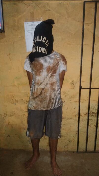 Denis Javier Duarte, detenido.