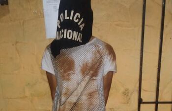 Denis Javier Duarte, detenido.