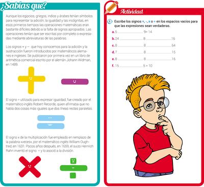 Los signos matemáticos