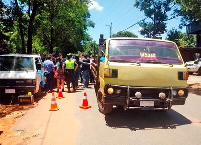 Ayer se llevó a cabo en San Lorenzo la reconstrucción del tiroteo que derivó en la muerte del fletero Agustín Esquivel Velastiquí.