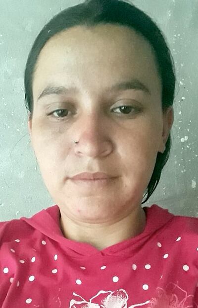 Kimberly Samaniego (21), madre de dos niñas.