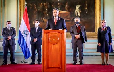 El presidente  anunció ayer la creación de la Comisión Especial de Supervisión y Control de Compras covid-19 .